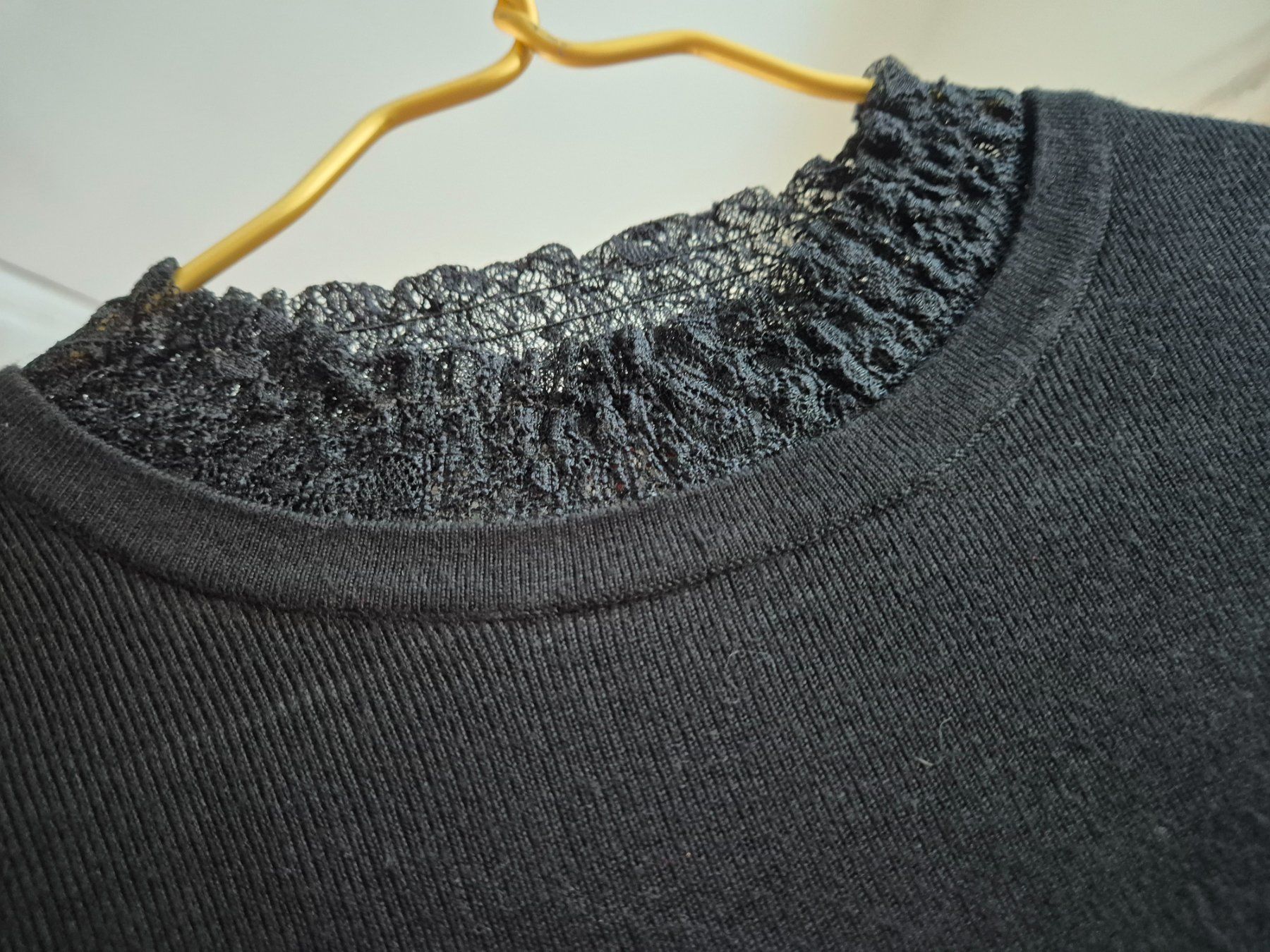 Maglioni & Felpe: Black lace sweater from Derhy size S – Usato da Zürich venduto da monadiederich 3