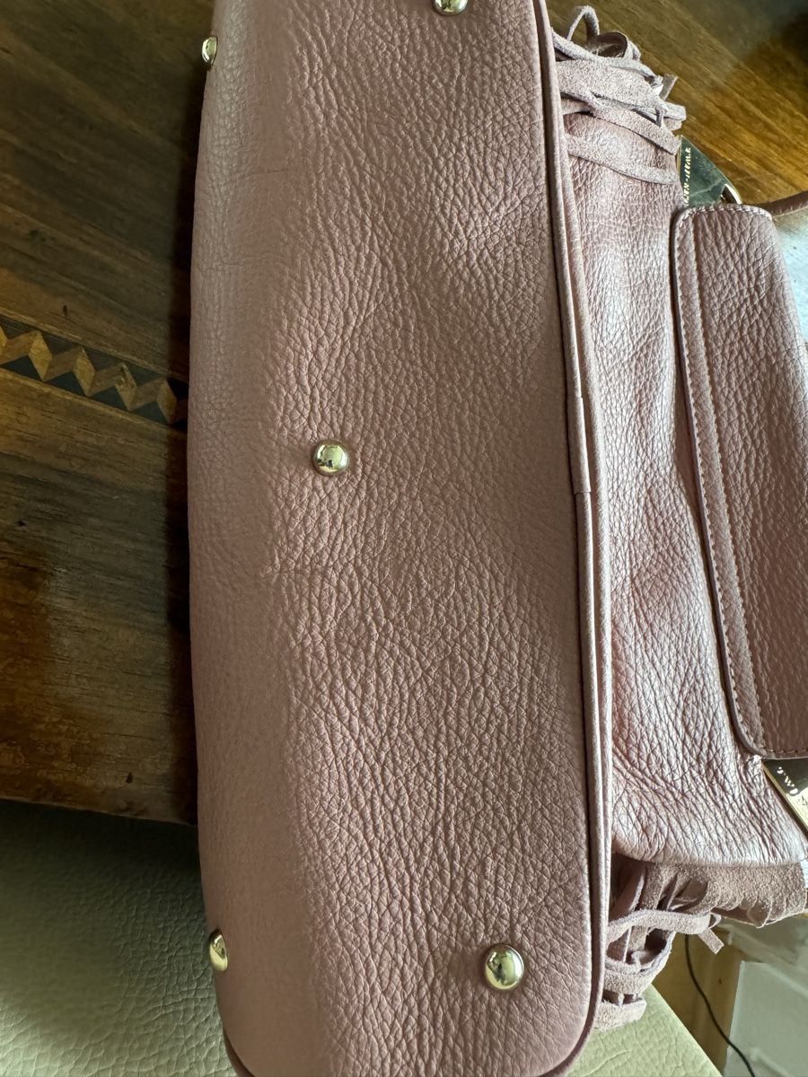 Twinset Borse da donna: Neu TWINSET Leder Tasche mit fransen Rosa – Nuovo e nell'imballaggio originale da Bern venduto da Ninitto 8