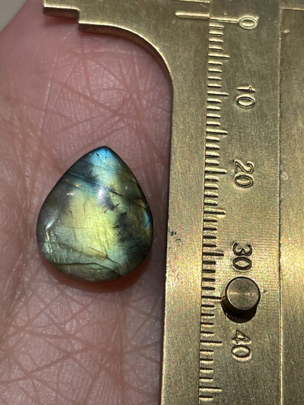Pietre preziose: Premium Labradorit Cabochon – Nuovo e nell'imballaggio originale da Schiers venduto da sisikristall 2