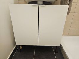 Waschbeckenunterschrank weiss (BxTxH 60x39x66.5 cm)