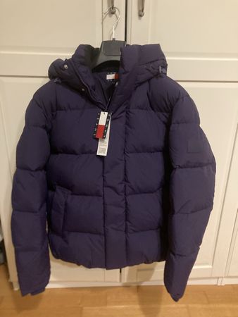 Tommy Jeans Daunenjacke Hooded Puffer violett Gr. M neu