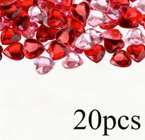 20 TLG. ACRYL-STRASS-SET *HERZLI* NEU+OVP