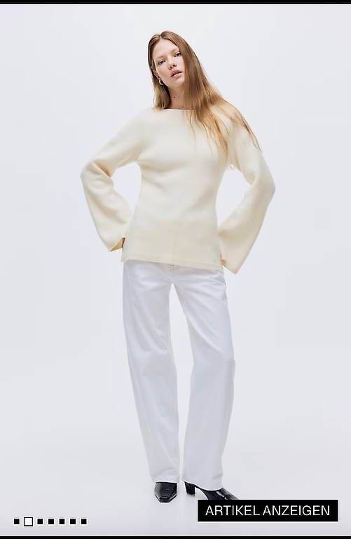 H&M Maglioni & Felpe: Pullover Wolle weiss H&M premium – Nuovo e nell'imballaggio originale da Zürich venduto da nisone