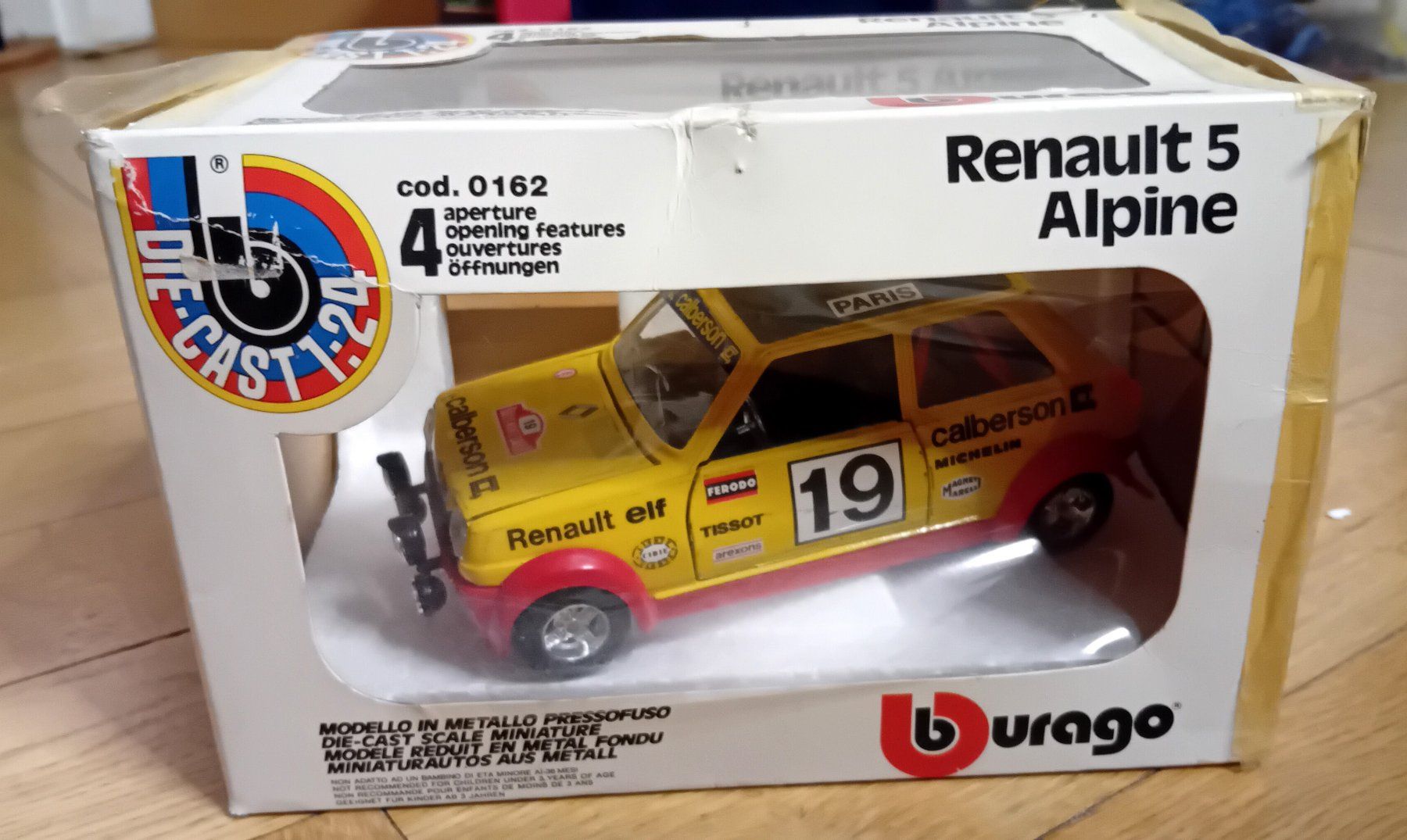Bburago Modellini d'auto: Burago Renault 5 Alpine - cod. 0162, échelle 1:24 – Usato da Neuchatel venduto da Vlenoble 1