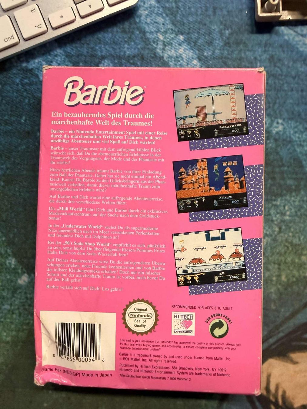 Nintendo Giochi: Barbie Nintendo NES – Usato da Giubiasco venduto da Ticinerd 1