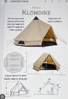 Robens Klondike Tipi Zelt für 4 Personen gebraucht