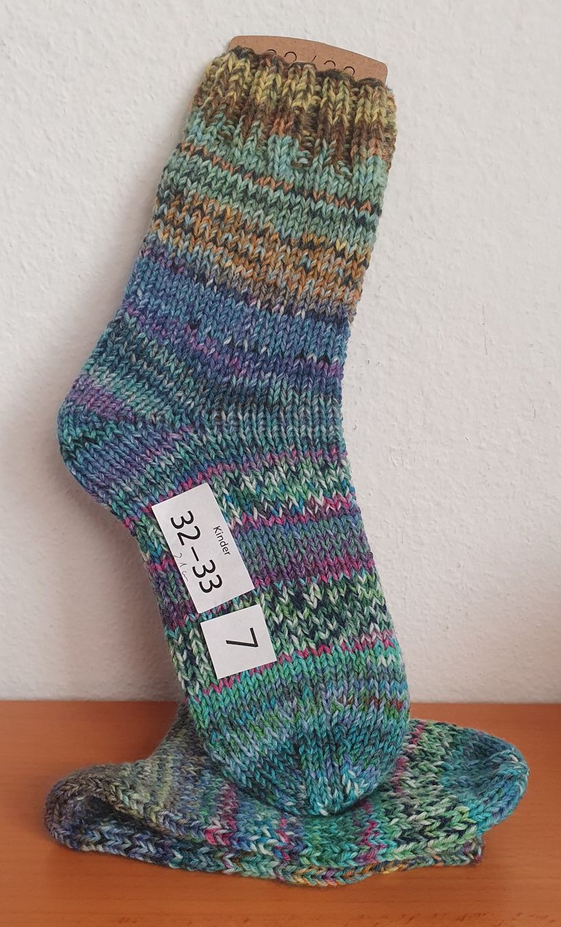 Calze per bambini: Kinder-Socken 32-33, Nr 7 – Nuovo e nell'imballaggio originale da Winterthur venduto da Baer49