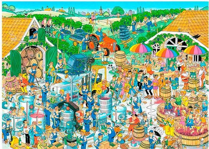 Jumbo Spiele Puzzle Jumbo 19198 Auf Dem Weingut 3000 Teile