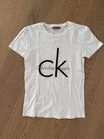 Weisses Calvin Klein T-Shirt, Gr. S, Top Zustand!