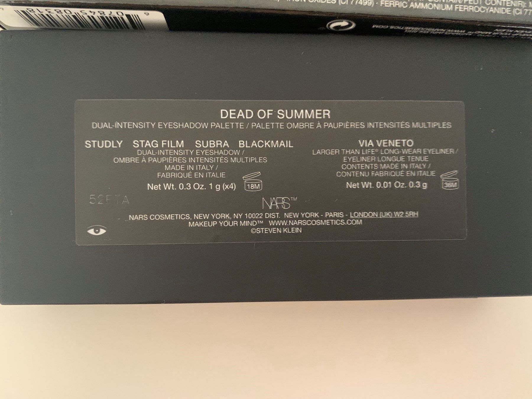 Nars Make-up: NARS limitierte Eye Palette, neu und ungebraucht – Nuovo e nell'imballaggio originale da Zürich venduto da deruja 7