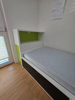 Praktisches Kinderbett (IKEA FLAXA) mit viel Stauraum