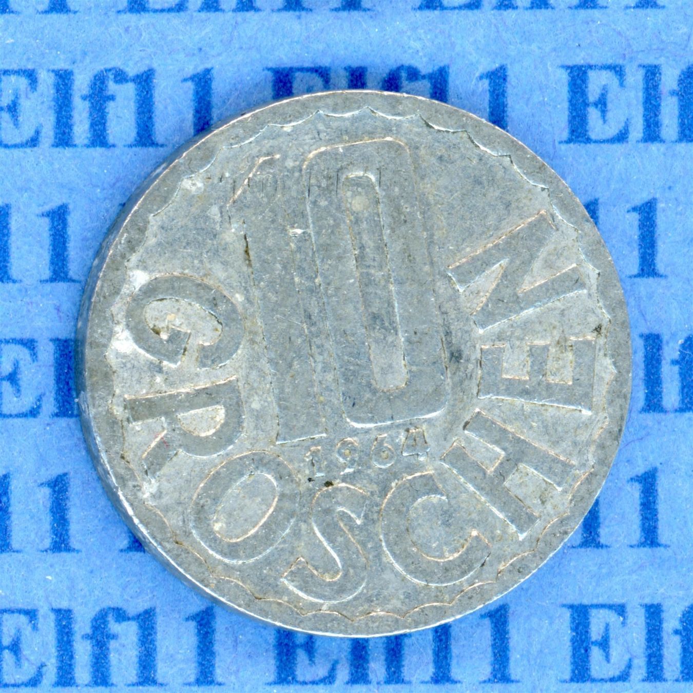 Tutti le monete: ATS___0.10 1964 ss 10 Groschen – Usato da Widnau venduto da Elf11