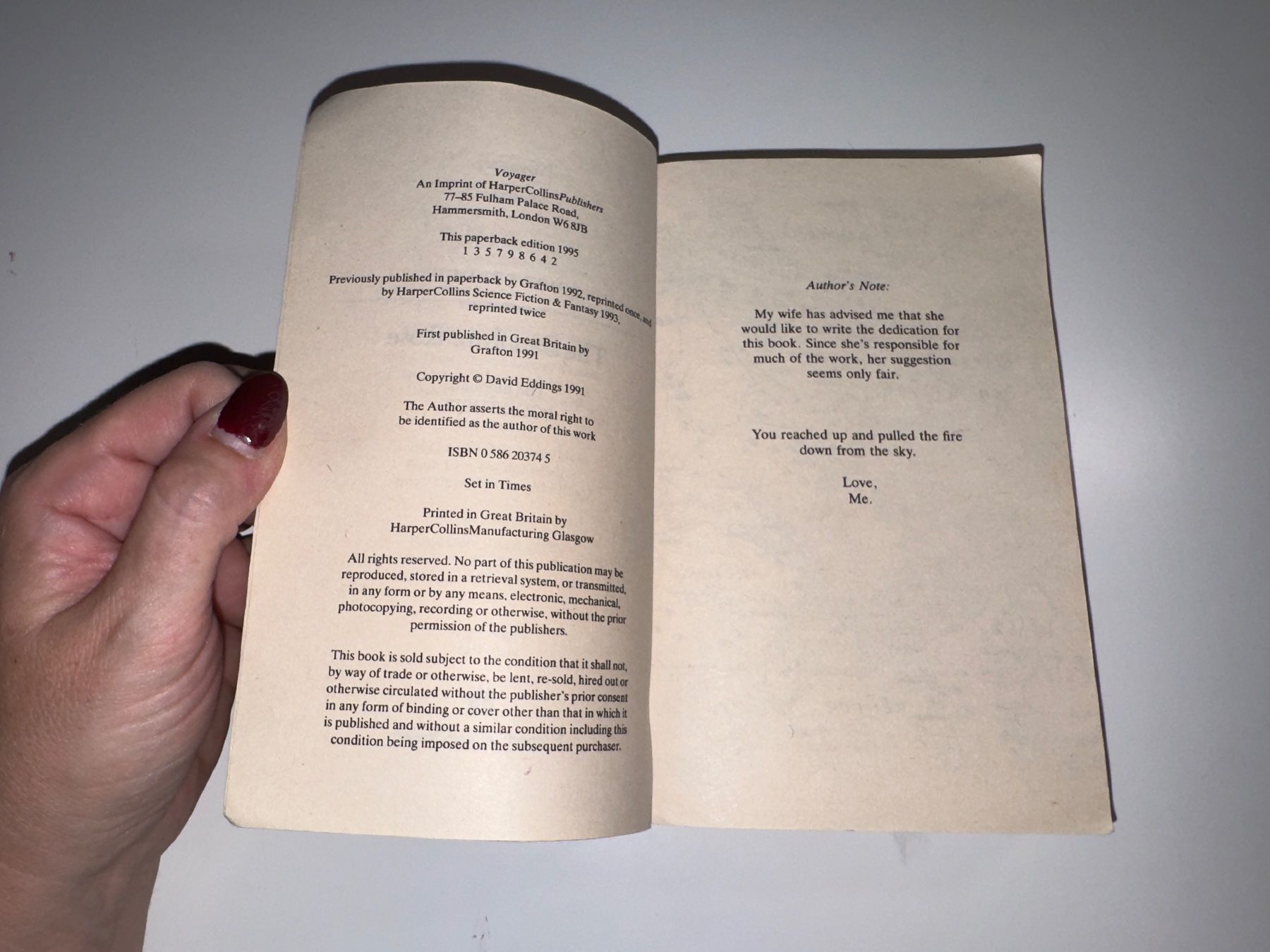 Libri: NOVEL: David Eddings, Sapphire rose, Book three – Usato da Grosswangen venduto da English_books 2
