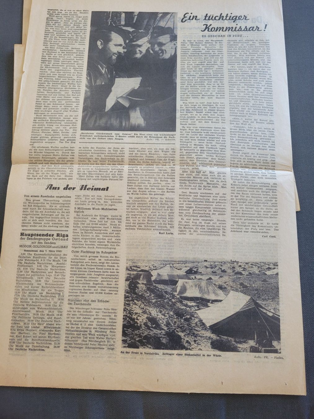 Armes blanches: Kriegsmarine-Zeitung 1942 – D'occasion à Kriens par KTP 2