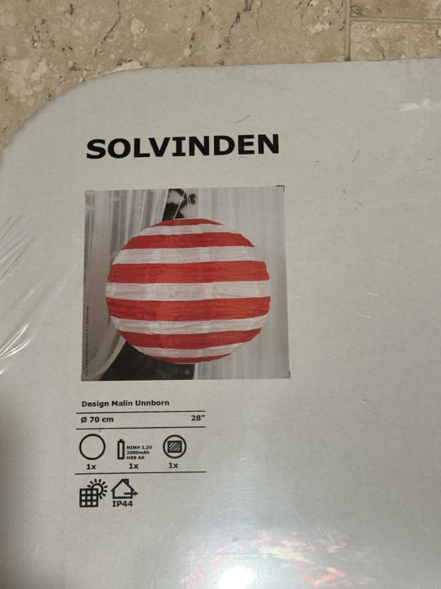 Ikea Lampade: Riesige Solar Hängeleuchte 70cm Neu Hochzeit Geburtstag neu – Nuovo (secondo la descrizione) da Galmiz venduto da ranunkel25