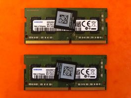 2x Samsung 4GB DDR4 2400 SO-DIMM RAM Module