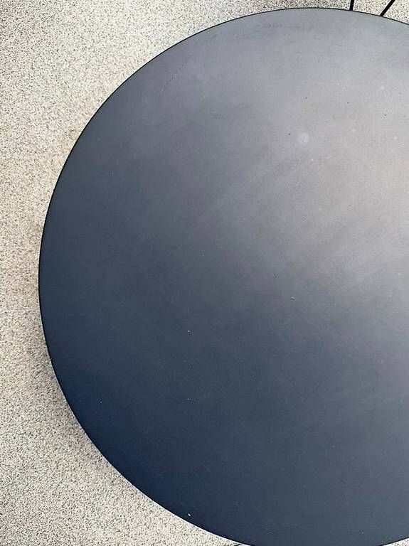 La Redoute Tavoli: La Redoute round black garden side table – Usato da Zürich venduto da emi_j76q 3
