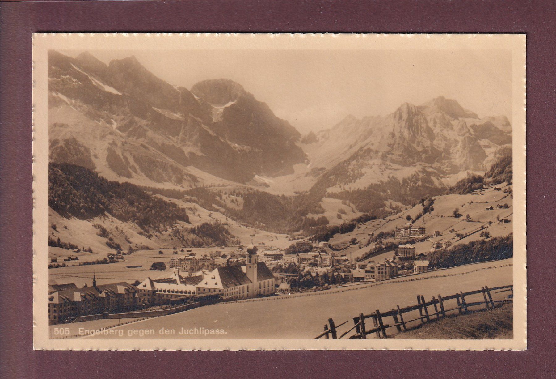 Ansichtskarten: ENGELBERG - Juchlipass – Gebraucht aus Pully von nicecards
