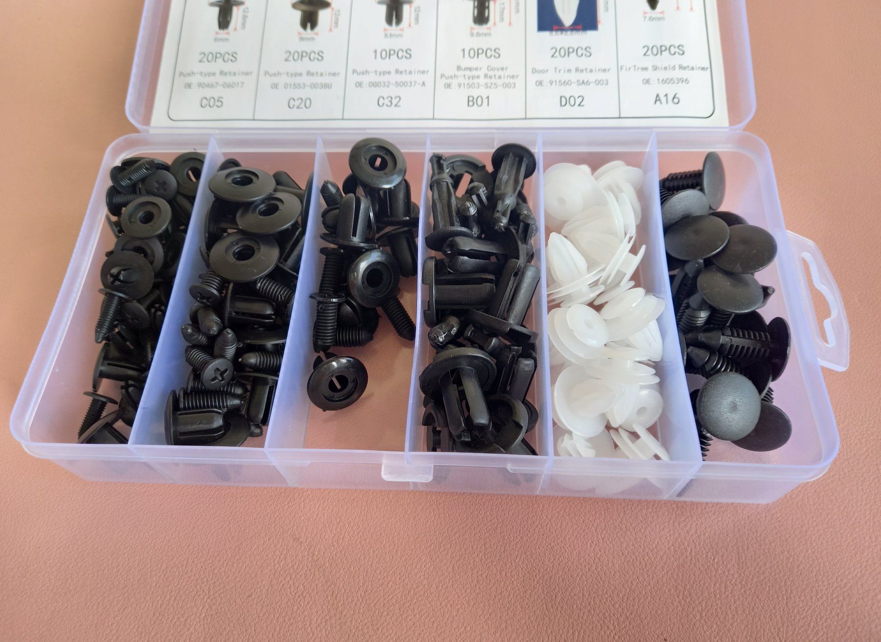 Alle Ersatzteile: Befestigungssatz Karosserie-Stossstangen - Kit de fixation – Neu (gemäss Beschreibung) aus Bussigny von NATURALO 2