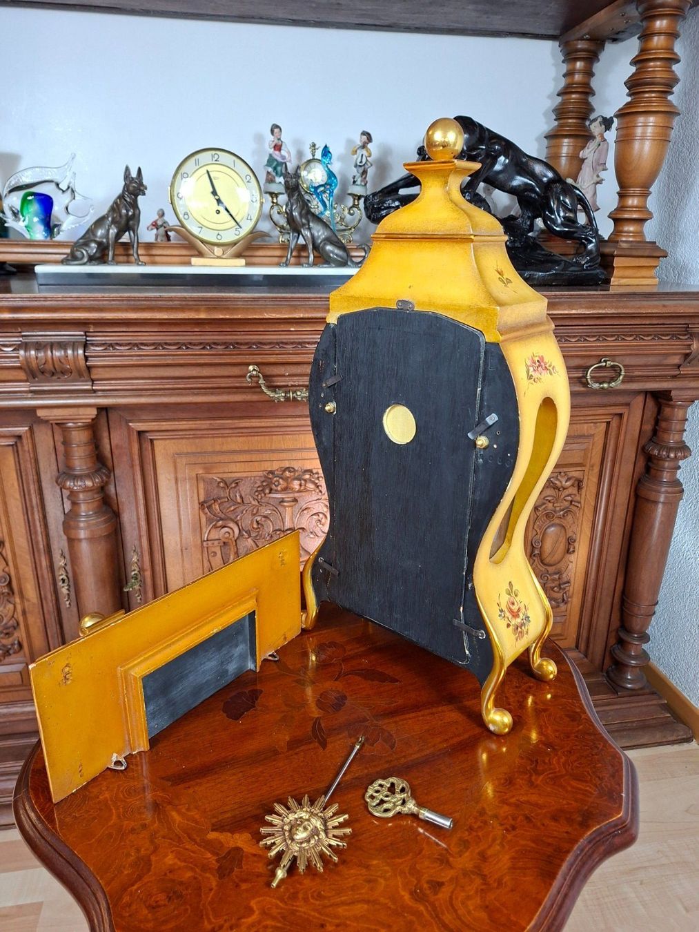 Orologi da terra & Orologi da parete: Schweizer Pendule Azura Schwarz Funktionsfaehig – Usato da Steffisburg venduto da ZeitReise_ 4