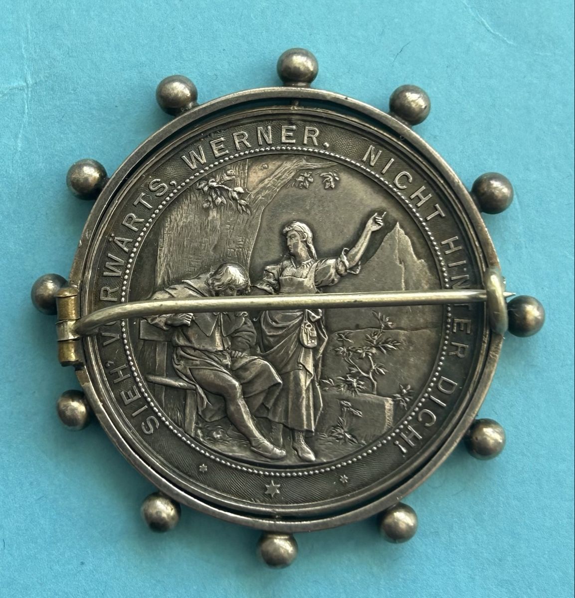 Medaillen: Zur Feier der Enthüllung des Telldenkmal 1895 – Gebraucht aus Gossau SG von Gallus00 2