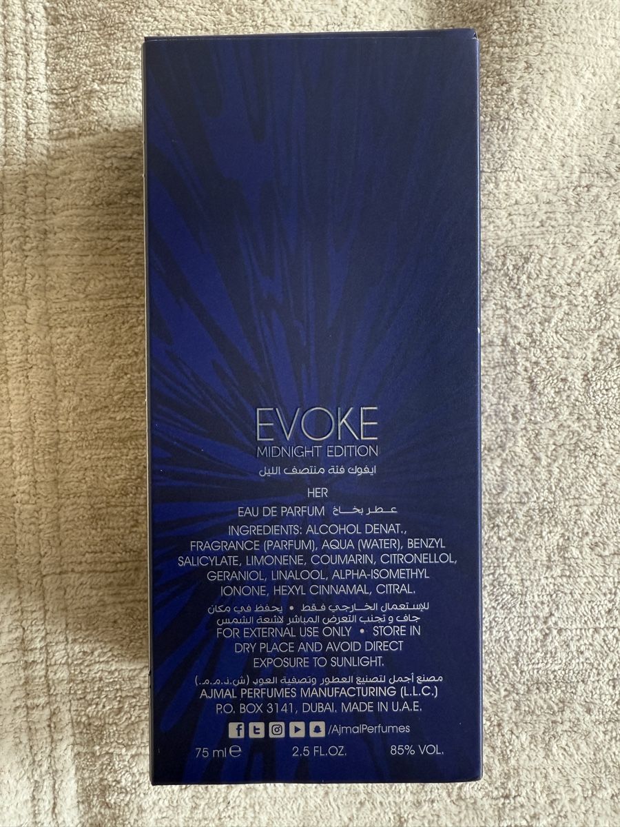 Profumi & Eau de Toilette: Parfum Ajmal Evoke Midnight Edition 75ml Neuf – Nuovo e nell'imballaggio originale da Lausanne venduto da Stephaniesdressing 3