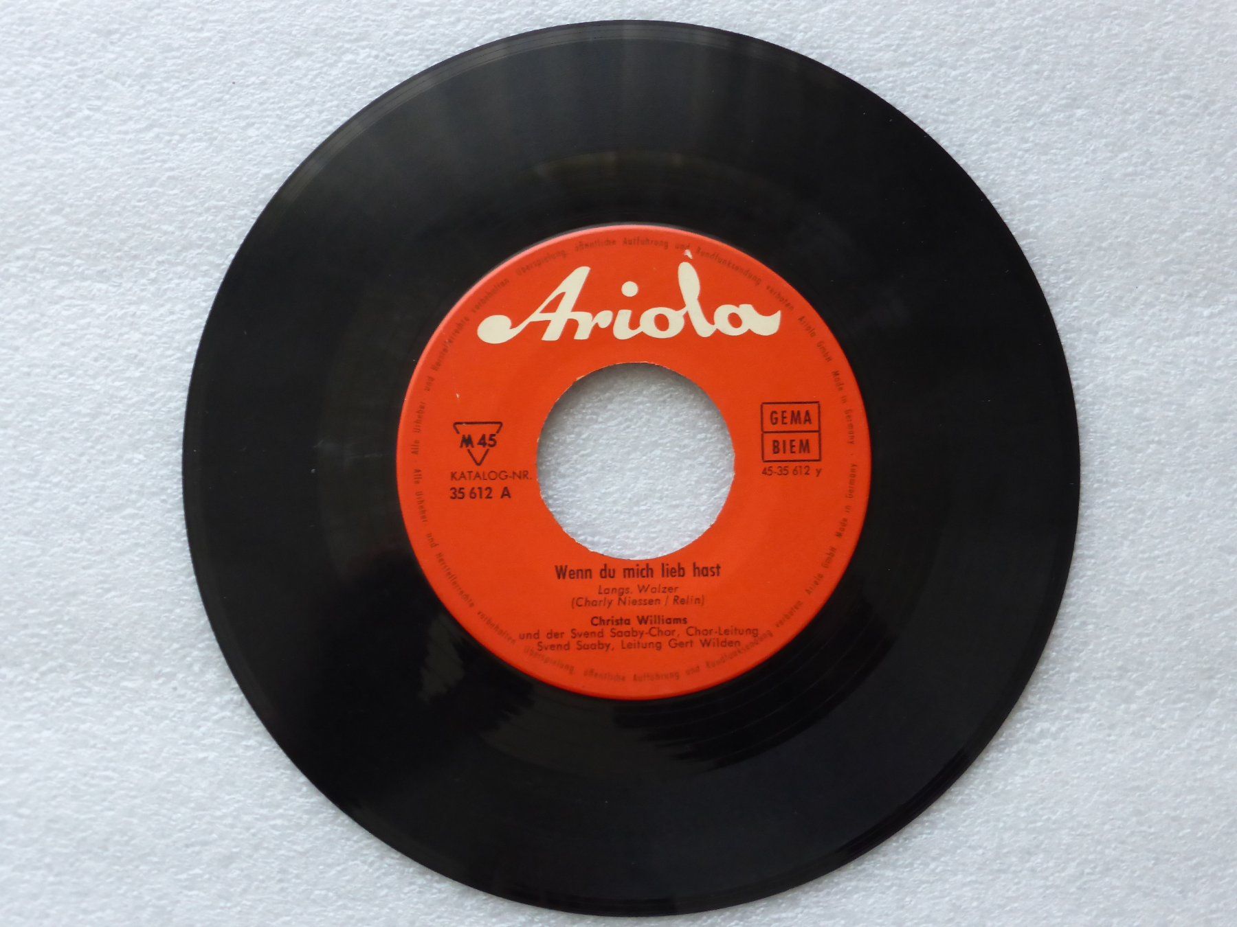 Dischi in vinile: Vinyl Single  CHRISTA WILLIAMS – Usato da Küssnacht am Rigi venduto da Mondkinder 2