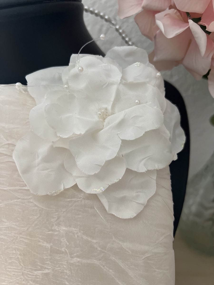 Sacs femmes: Elegante Abendtasche, creme, Perlenkette, Blume – D'occasion à Seon par Sunny-Schmuck78 1