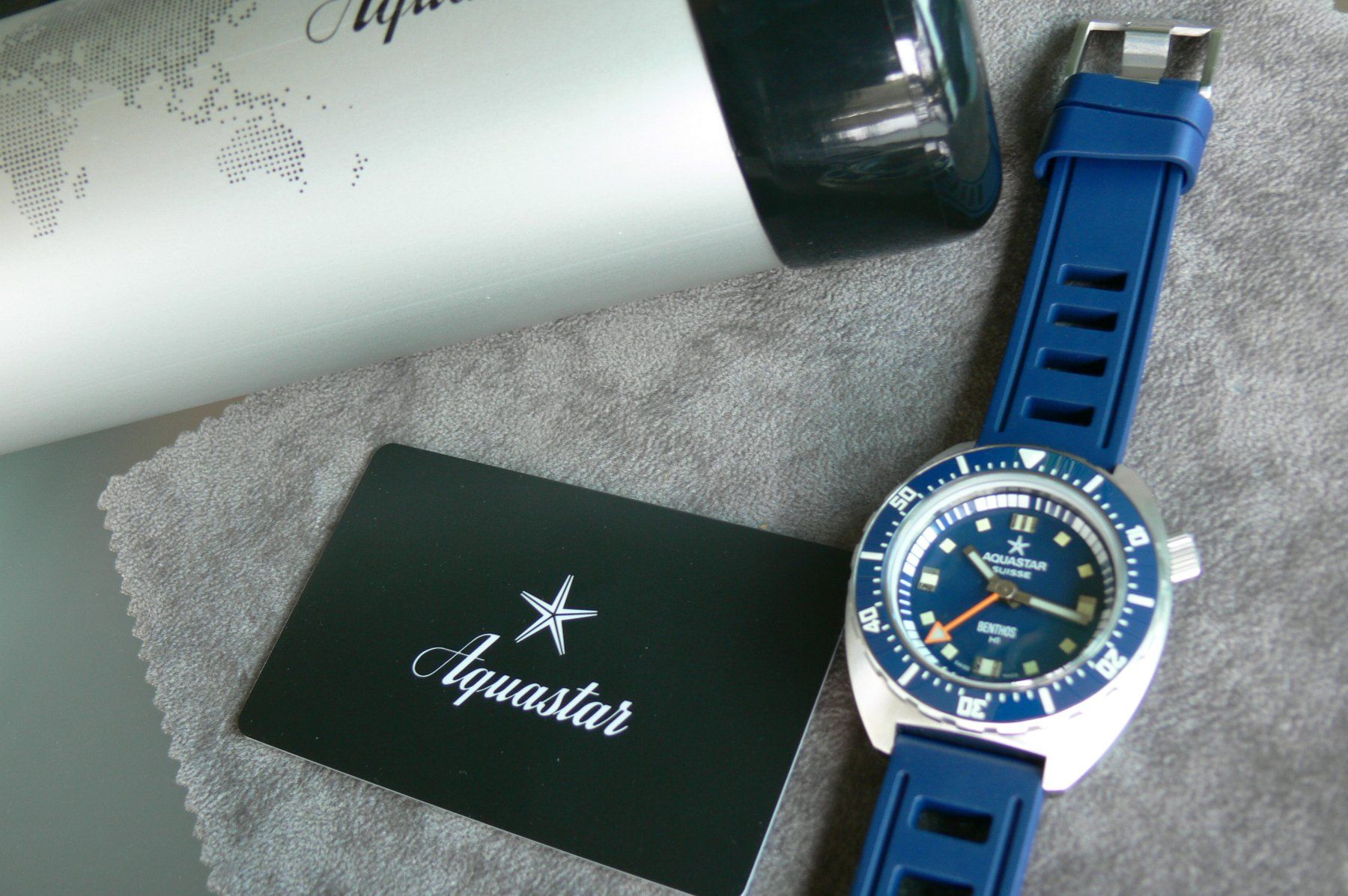 Aquastar Orologi: AQUASTAR BENTHOS H1 limited Blue Edition  Diver Automatic – Nuovo (secondo la descrizione) da Remigen venduto da Kelias 5