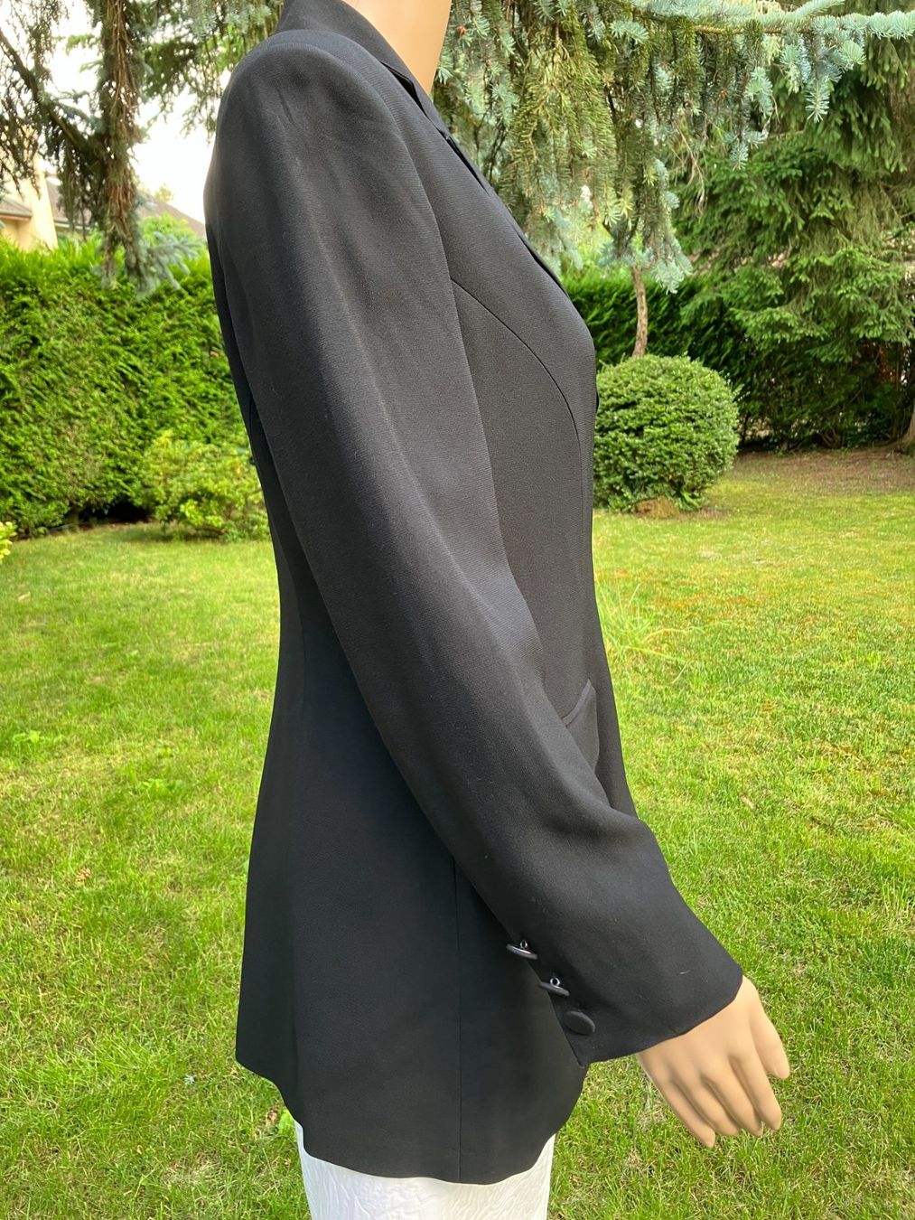 Giacche: Veste Blazer noire élégante, vintage, Taille 40 – Nuovo (secondo la descrizione) da Chêne-Bougeries venduto da Vintage-Era 3