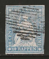1855 : Strubel Nr. 23B - vollrandig, KP 160.--