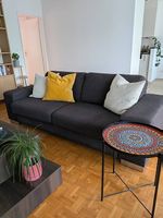 Dark gray sofa-bed