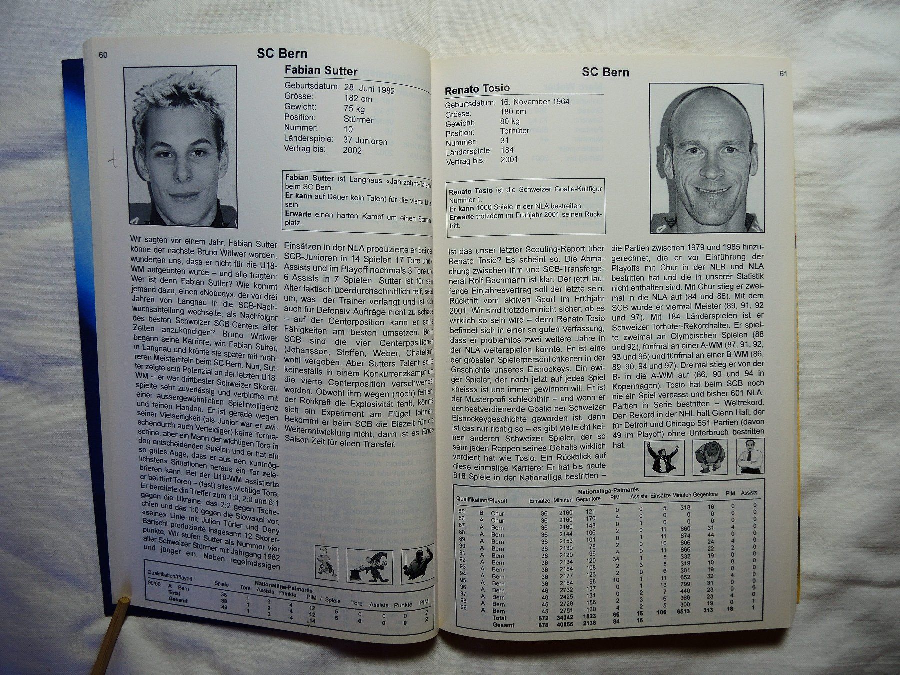 Libri: Eishockey Stars '97  / '99 / '01 / '02 – Usato da Niederried b. Kallnach venduto da hanatim 5