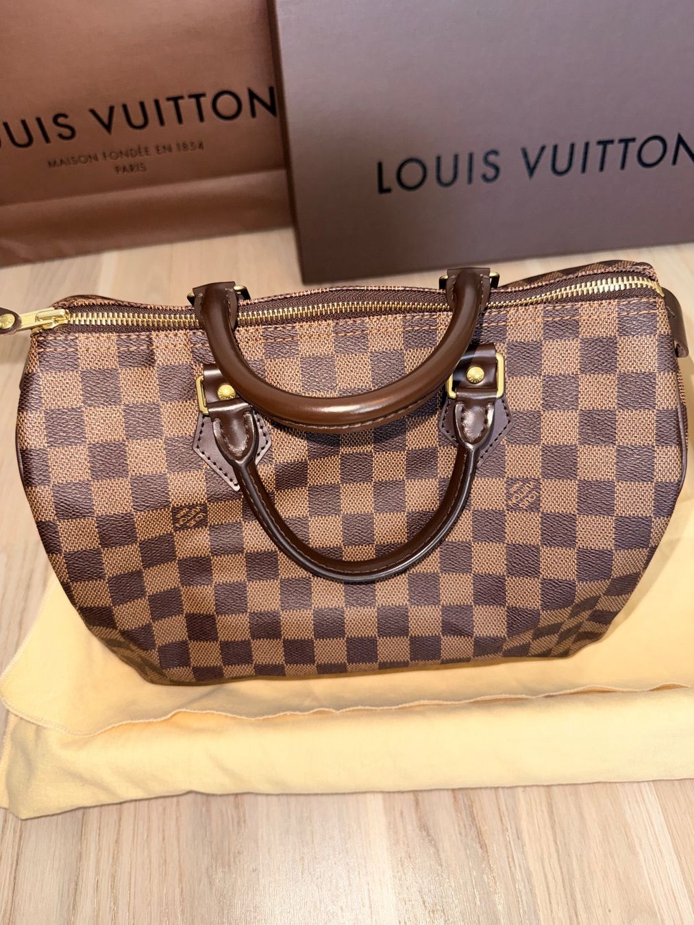 Louis Vuitton Taschen für Damen: Louis Vuitton Speedy 30 – Gebraucht aus Cheseaux-sur-Lausanne von maymay2612 6