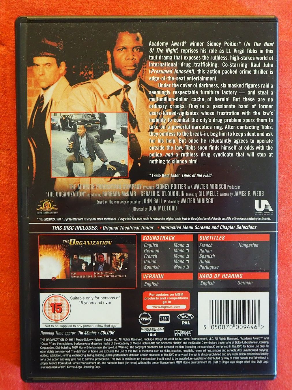 Alle DVDs: Die Organisation / Sidney Poitier / deutsch – Gebraucht aus Chur von dluli 1