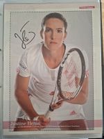 Justine Henin Autogramm A4 Weltnummer 1
