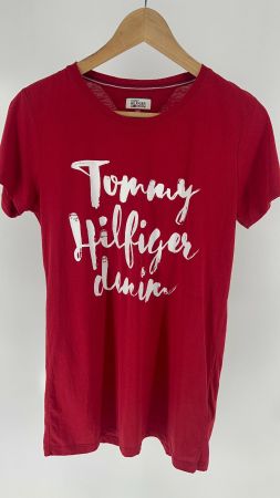 Tommy Hilfiger Denim T-Shirt Rot, Gr. XL Sommer-Must Have!