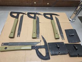 Brenig Klappspaten / Pickel - Set, Schweizer Armee