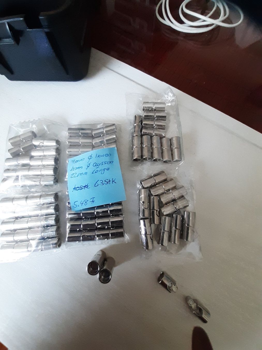 Valigie: Magnetverschlüsse 121 Stück Sortiment im Koffer 1 – Usato da Domat-Ems venduto da nugipuff 4