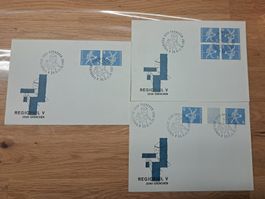 Briefmarkencouvert Helvetia 1960