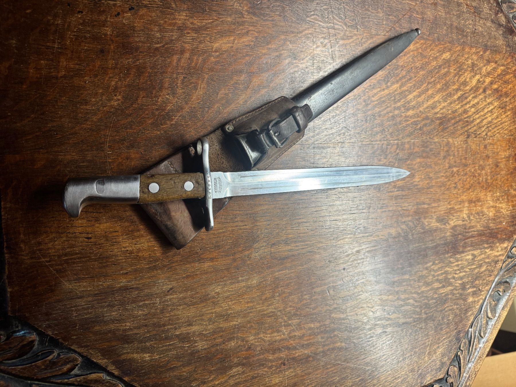 Schweizer Armee Armi bianche: Schweizer Bajonett Modell 1918 – Usato da Willisau venduto da Marbu71 2