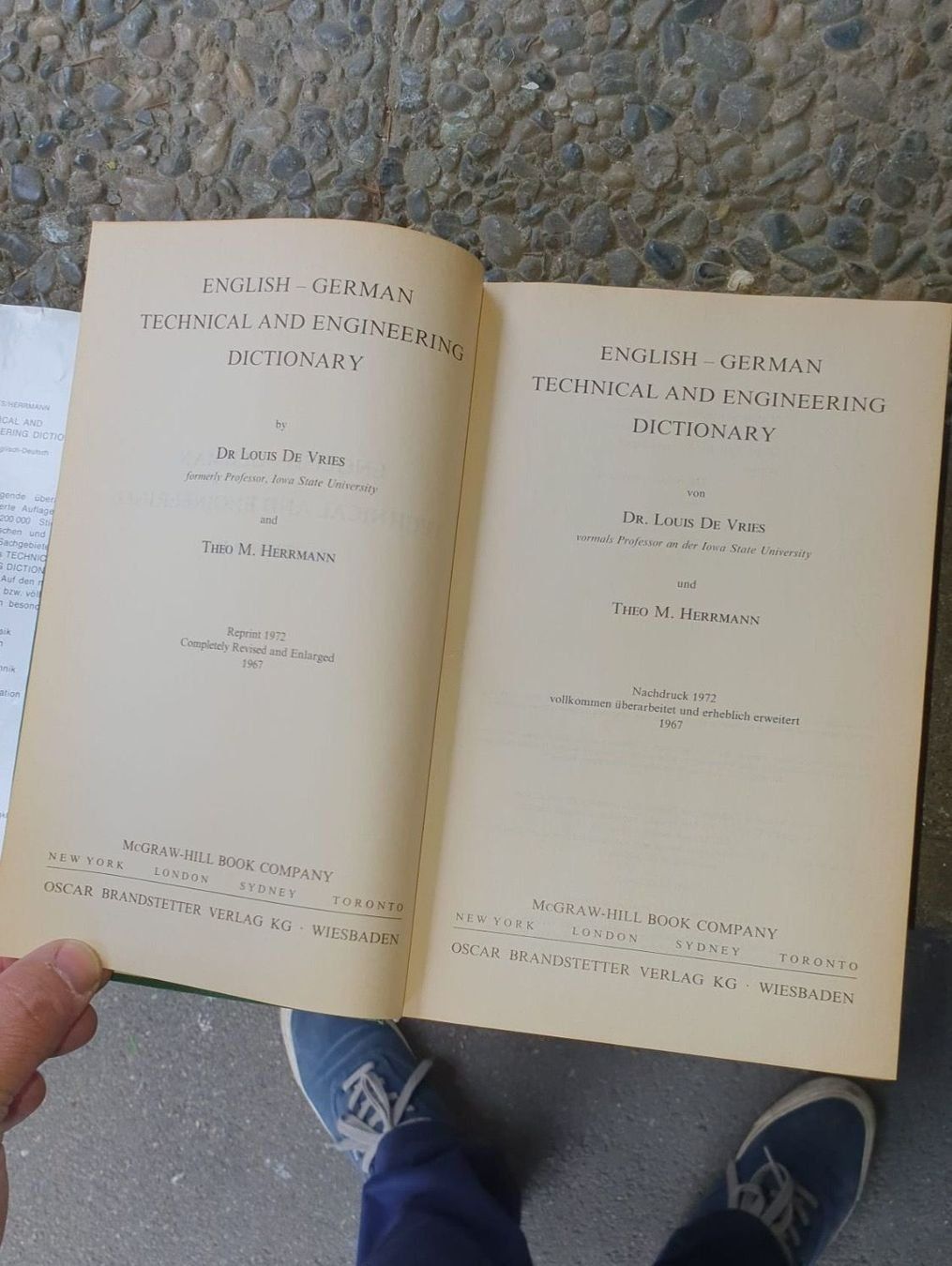 Libri: Englisch Deutsch Wörterbuch Technical Engineering Dictionary – Usato da Zürich venduto da Alibaba1234 3