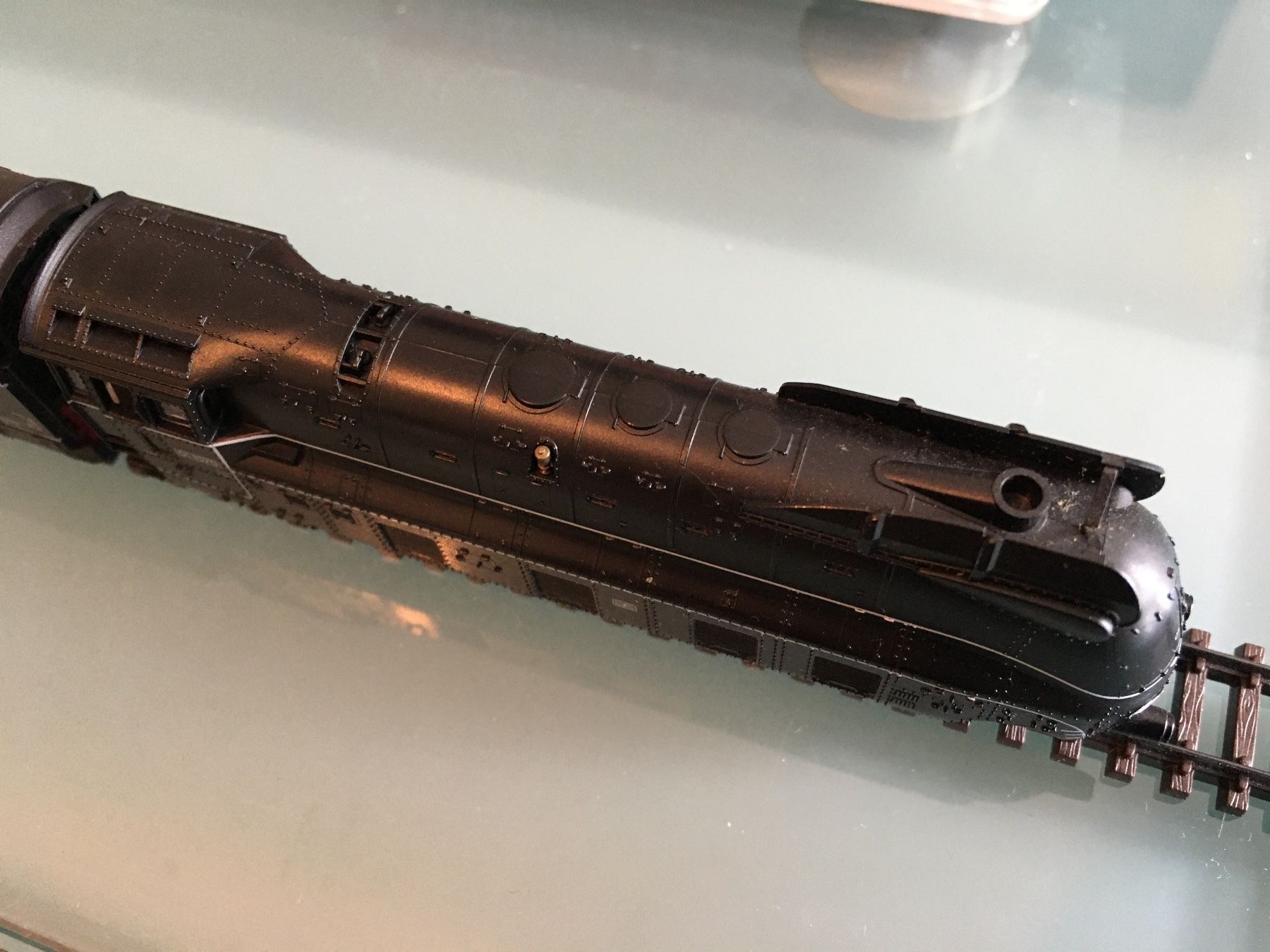 Fleischmann Modellini di ferrovie: Fleischmann Piccolo BR01 BR 01 DR Stromlinien Dampflok – Usato da holziken venduto da Weston 3