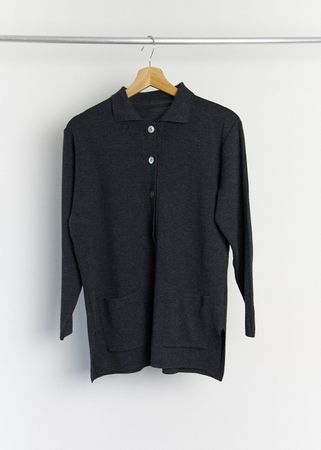 Italienischer Vintage-Pullover, GRAU,S/M, SEHR GUTER ZUSTAND