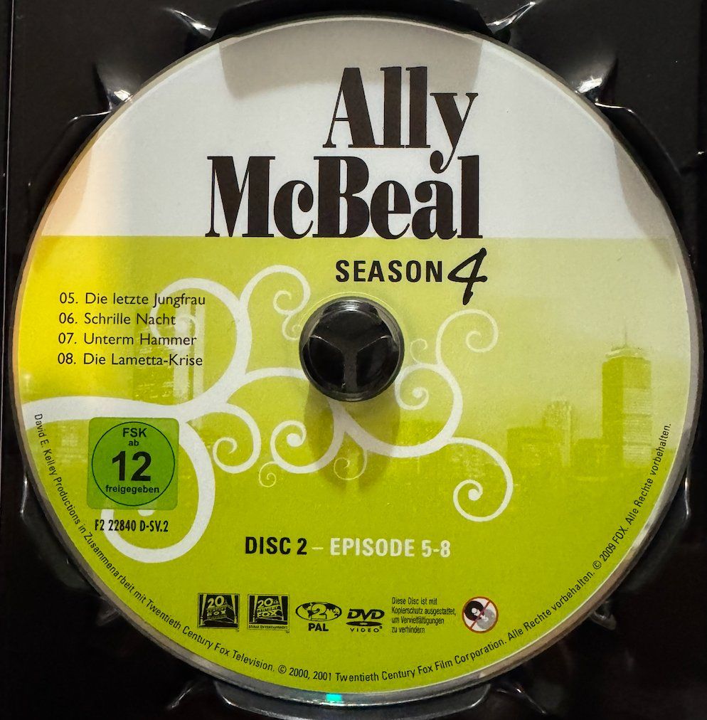 Tutti i DVDs: 6 DVDs  ALLY McBEAL - SEASON 4 – Usato da Wisen venduto da gigisna 2
