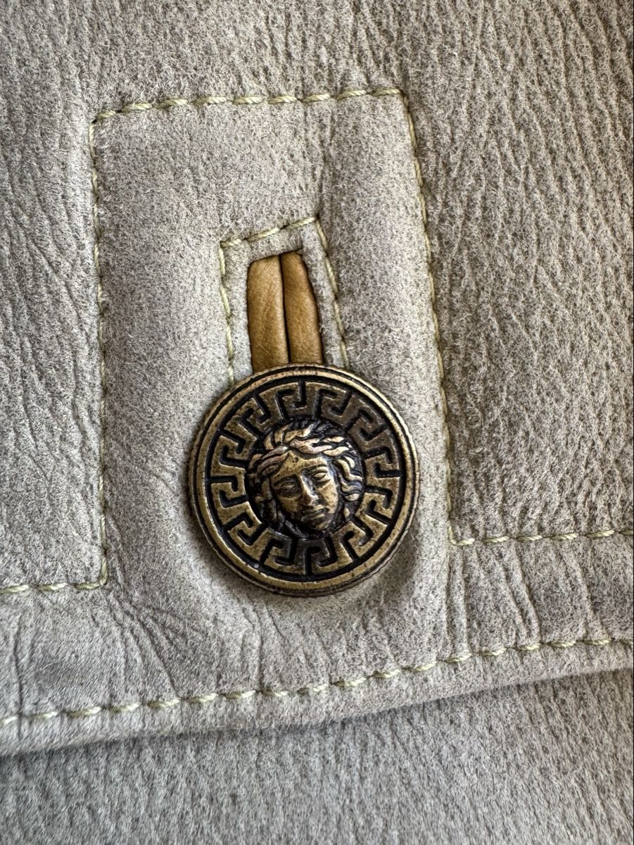 Versace Giacche: Lammfell Lederjacke Versace Gr. L – Usato da Bern venduto da Arecibo07 5