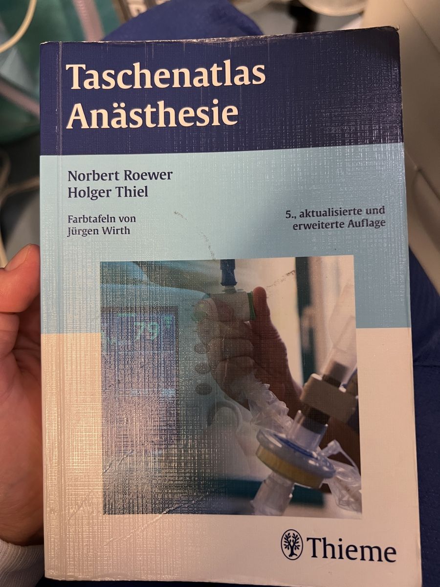 Libri: Taschenatlas Anästhesie – Usato da Winterthur venduto da chi_tcv7