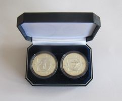 Gedenkmünzsatz 1998 2 x 20 Franken (B-Staat und H-Republik)