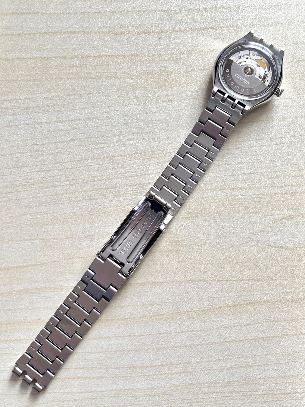 Swatch Uhren: Swatch Damenuhr Automatik Silber mit Steinen – Gebraucht aus Grenchen von chththl 6