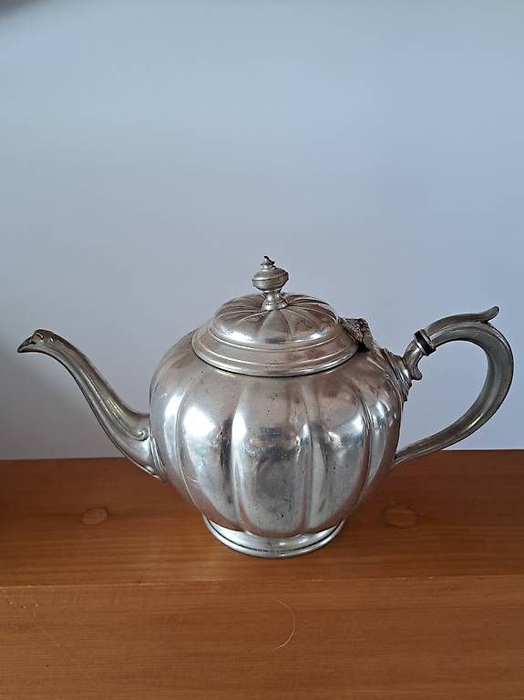 Teekannen: Théière et cafetière en étain  – Gebraucht aus Chevilly von cjw_c5ln 1